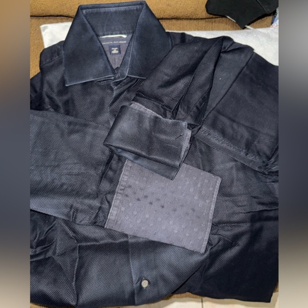 Banana Republic I Men’s I Shirt I Dress I Spread Collar I French Cuffs